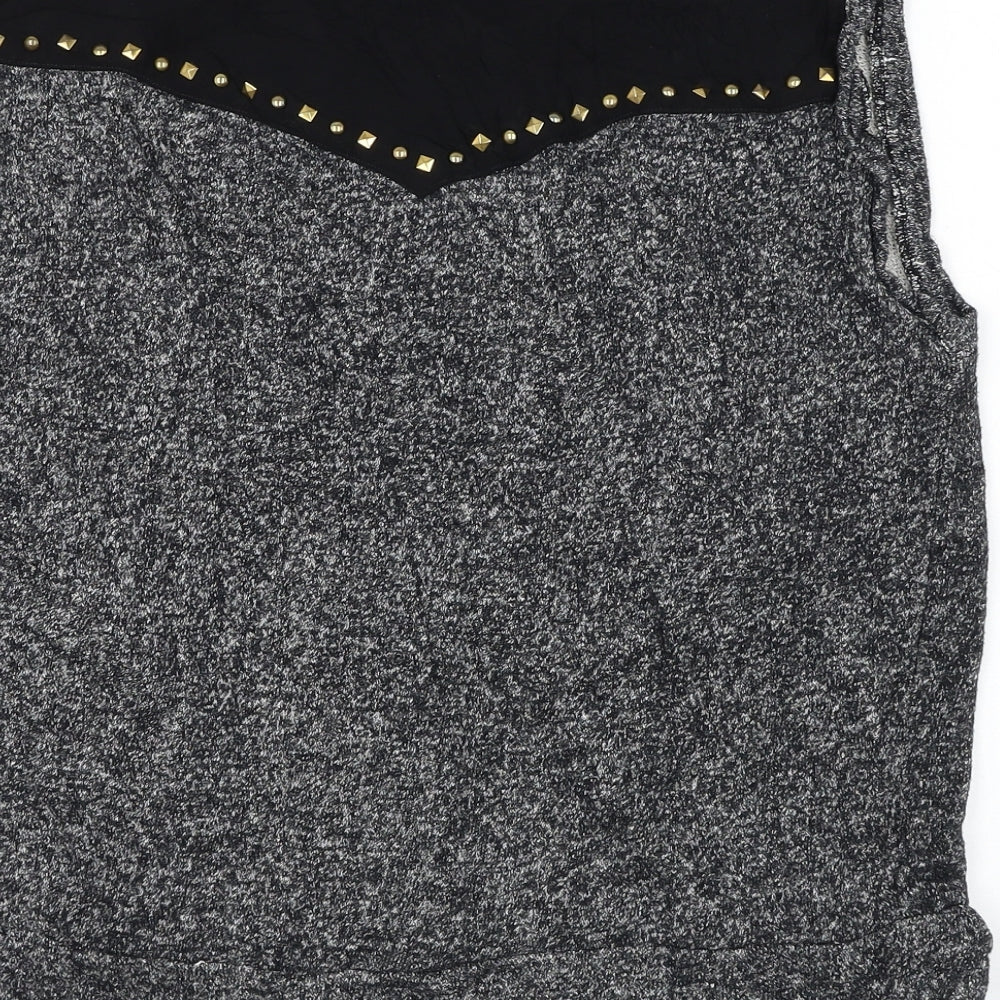 FOREVER 21 Womens Grey  Cotton Pullover Sweatshirt Size S  Pullover