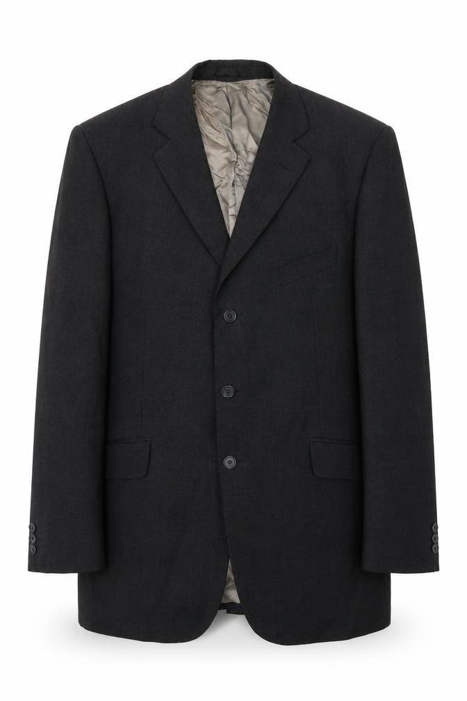 Marks and Spencer Mens Grey  Polyester Jacket Suit Jacket Size 44