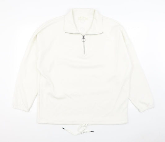 NEXT Womens White Jacket Size L Zip