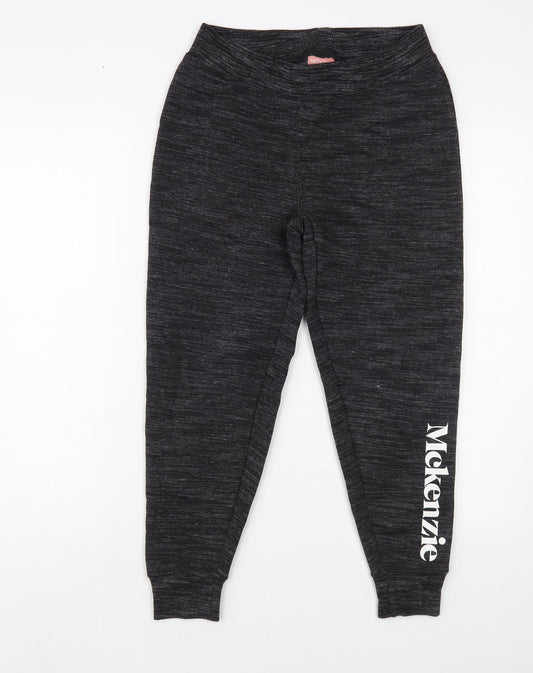 McKenzie Girls Grey Cotton Jogger Trousers Size 10-11 Years Regular