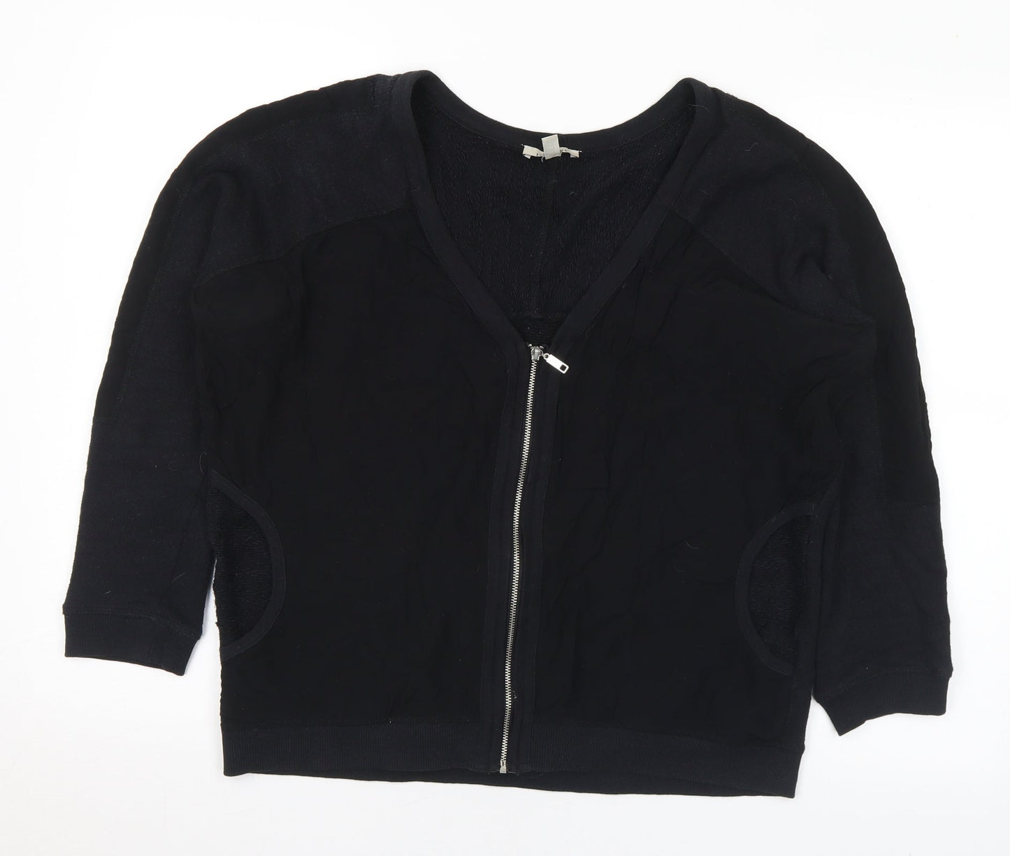 Zara Womens Black Jacket Size S Zip