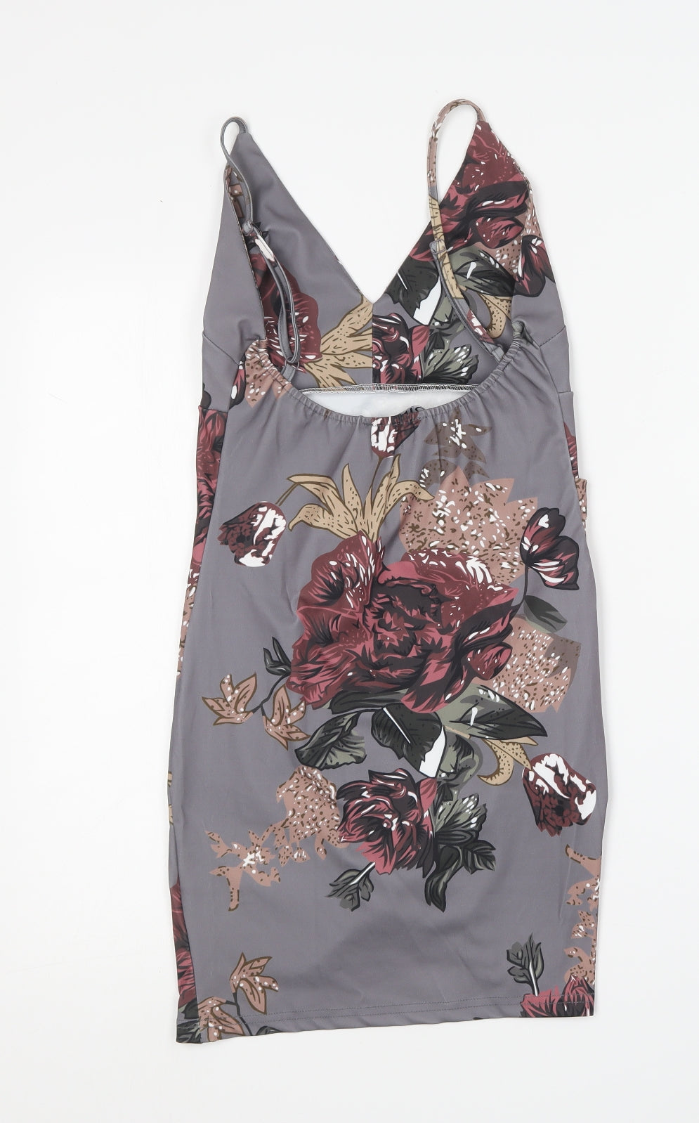 Yoins Womens Multicoloured Floral Polyester Mini Size XS Sweetheart