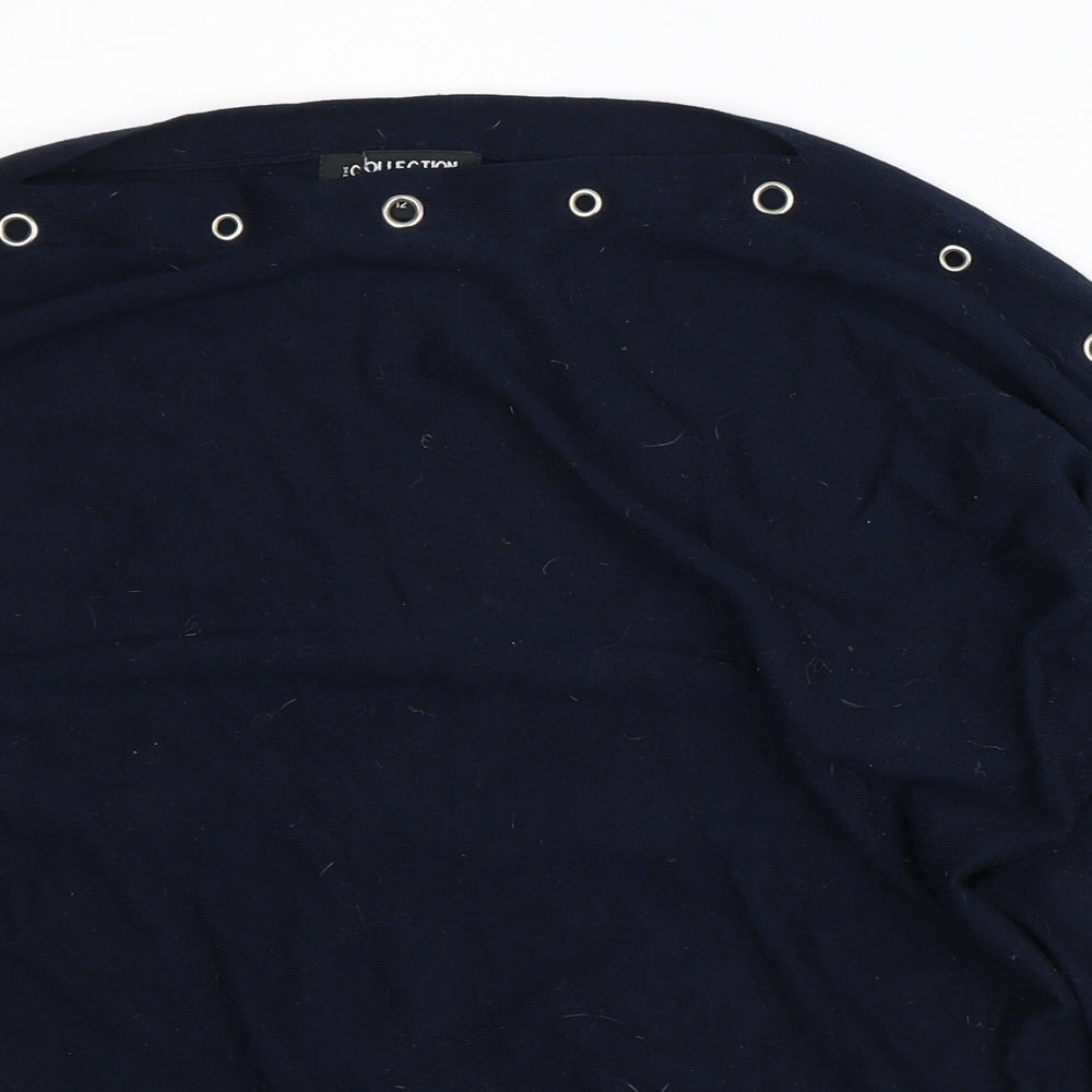 Debenhams Womens Blue Polyester Pullover Sweatshirt Size 12