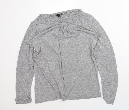 Marks and Spencer Womens Grey Viscose Pullover Sweatshirt Size 14