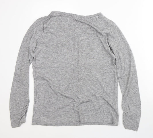 Marks and Spencer Womens Grey Viscose Pullover Sweatshirt Size 14