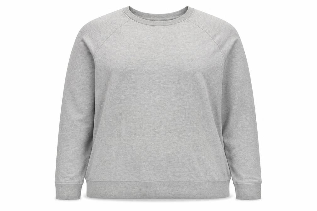 Topman Womens Grey Cotton Pullover Sweatshirt Size XL