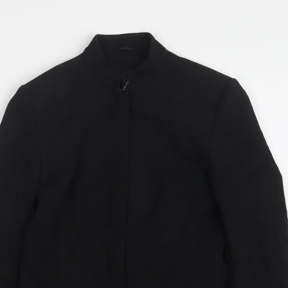 Preworn Womens Black Jacket Size 8