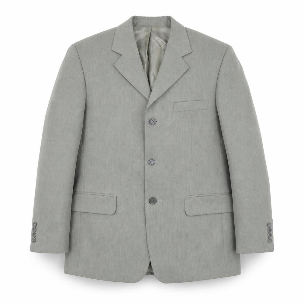 Ciro Citterio Mens Grey Polyester Jacket Suit Jacket Size 36