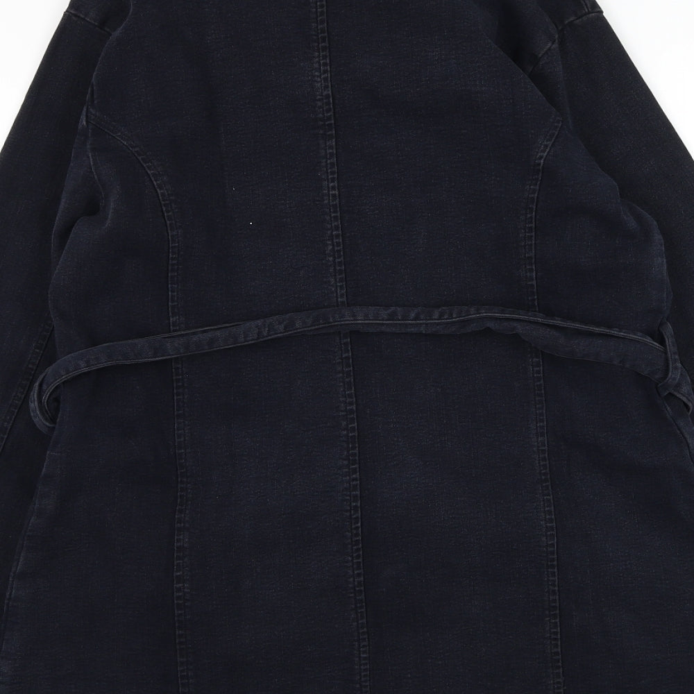 Marks and Spencer Womens Blue Jacket Size M Button