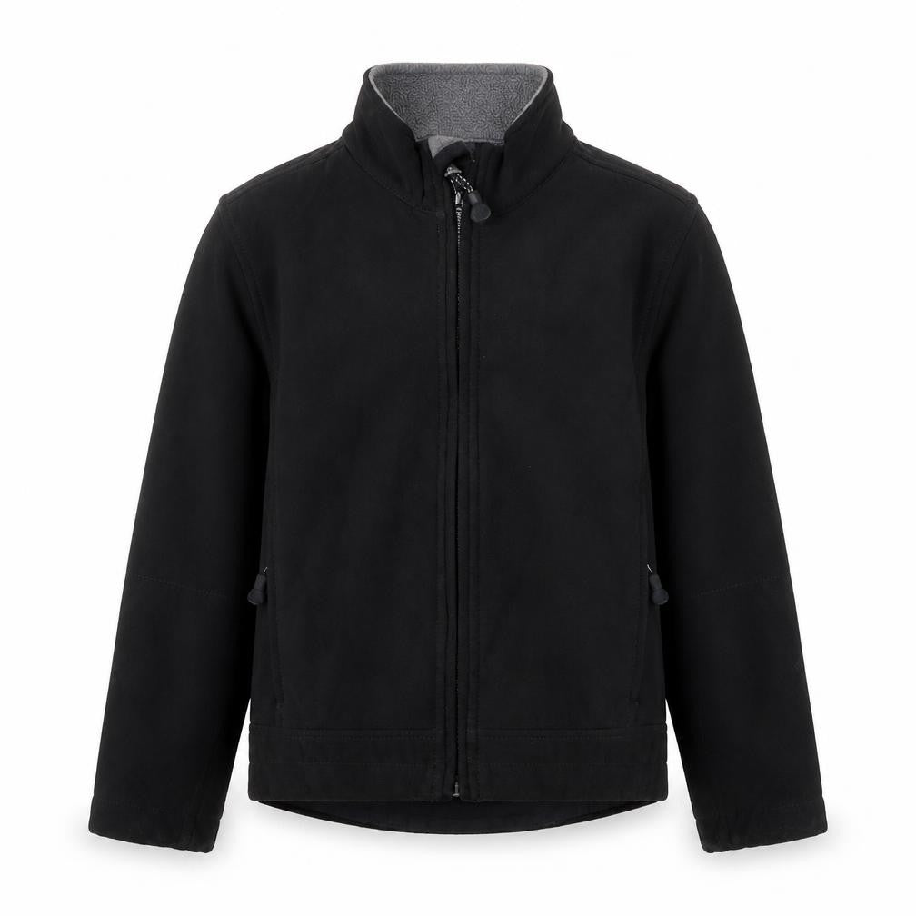 Crane Boys Black Jacket Size 5-6 Years Zip