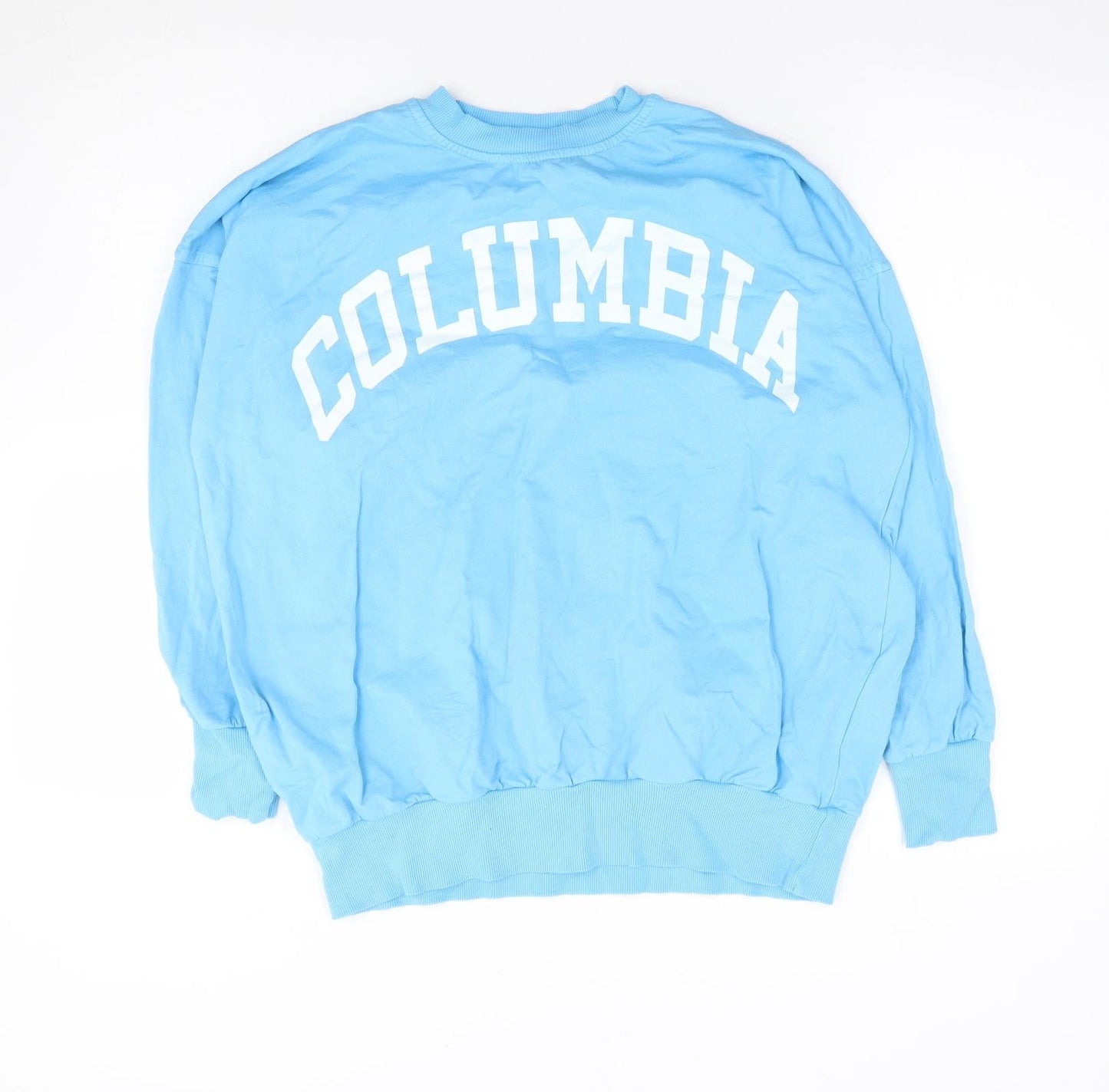 Crep Womens Blue 100% Cotton Pullover Sweatshirt Size S Pullover