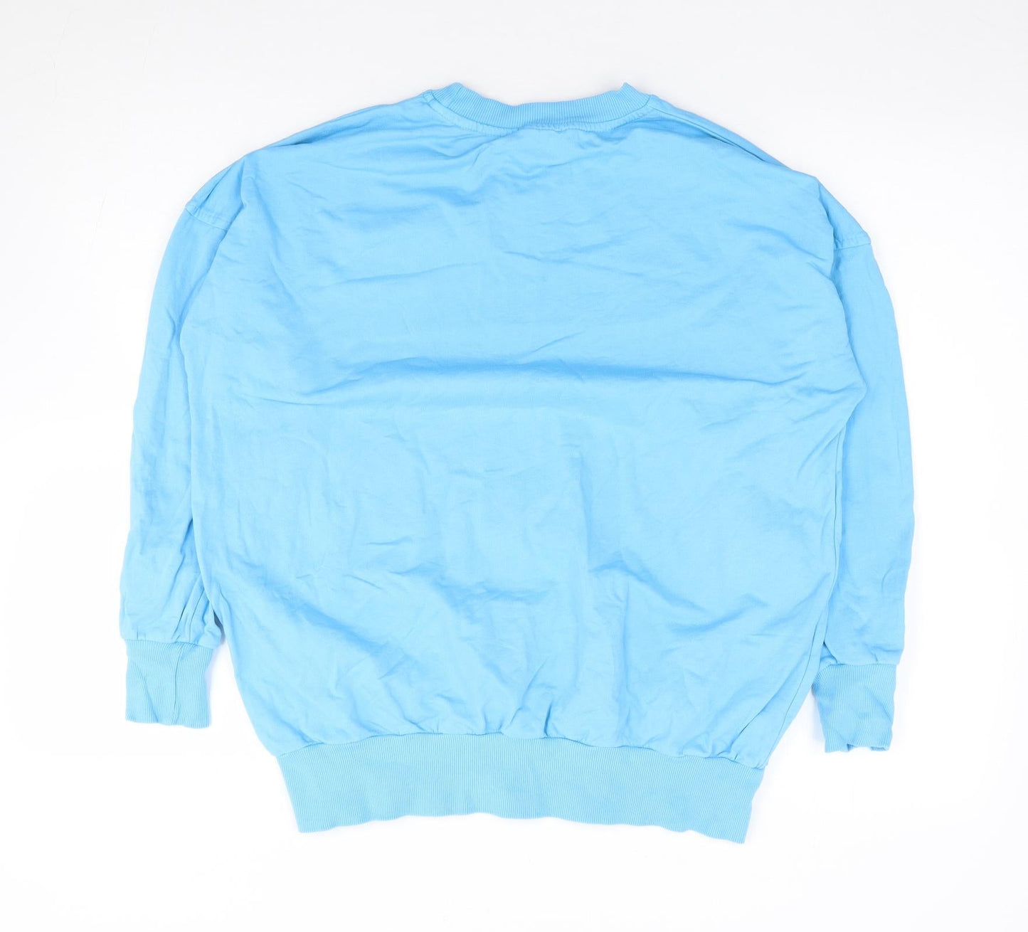 Crep Womens Blue 100% Cotton Pullover Sweatshirt Size S Pullover