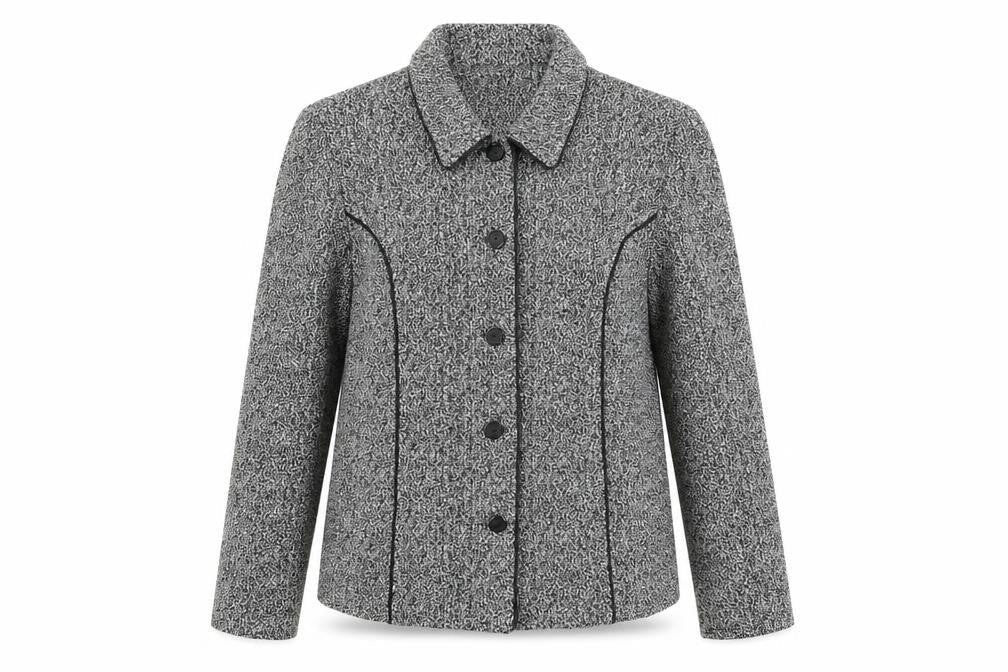 Roman Womens Grey Jacket Size 14 Button