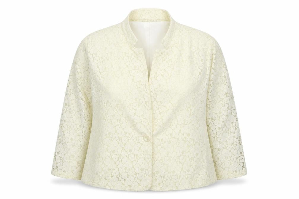 Dorothy Perkins Womens Ivory Jacket Size 22 Button