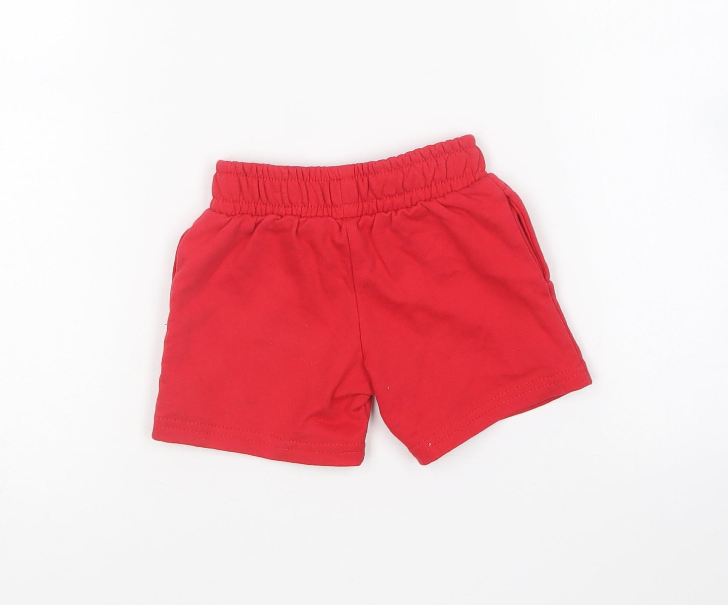 Dunnes Stores Baby Red Cotton Cropped Trousers Size 9-12 Months