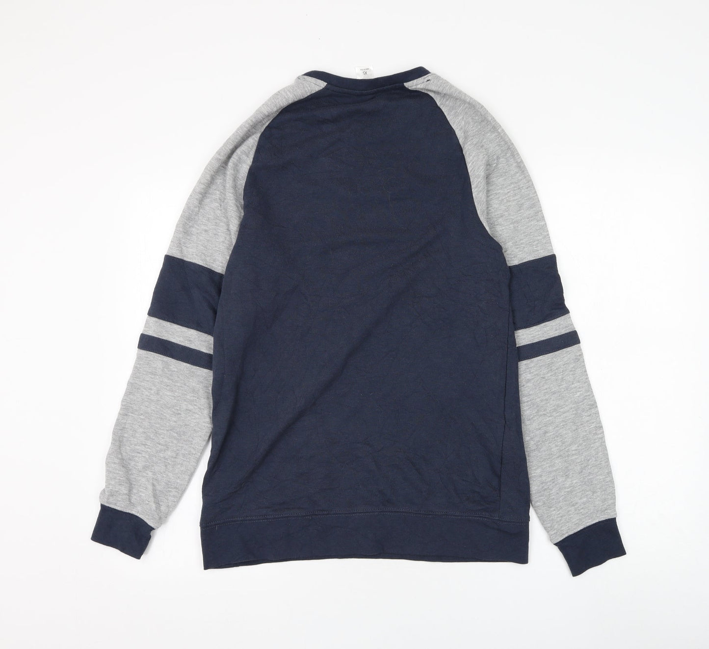 Clothing & Co Mens Grey Polyester Pullover Sweatshirt Size XS