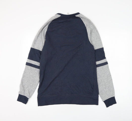Clothing & Co Mens Grey Polyester Pullover Sweatshirt Size XS