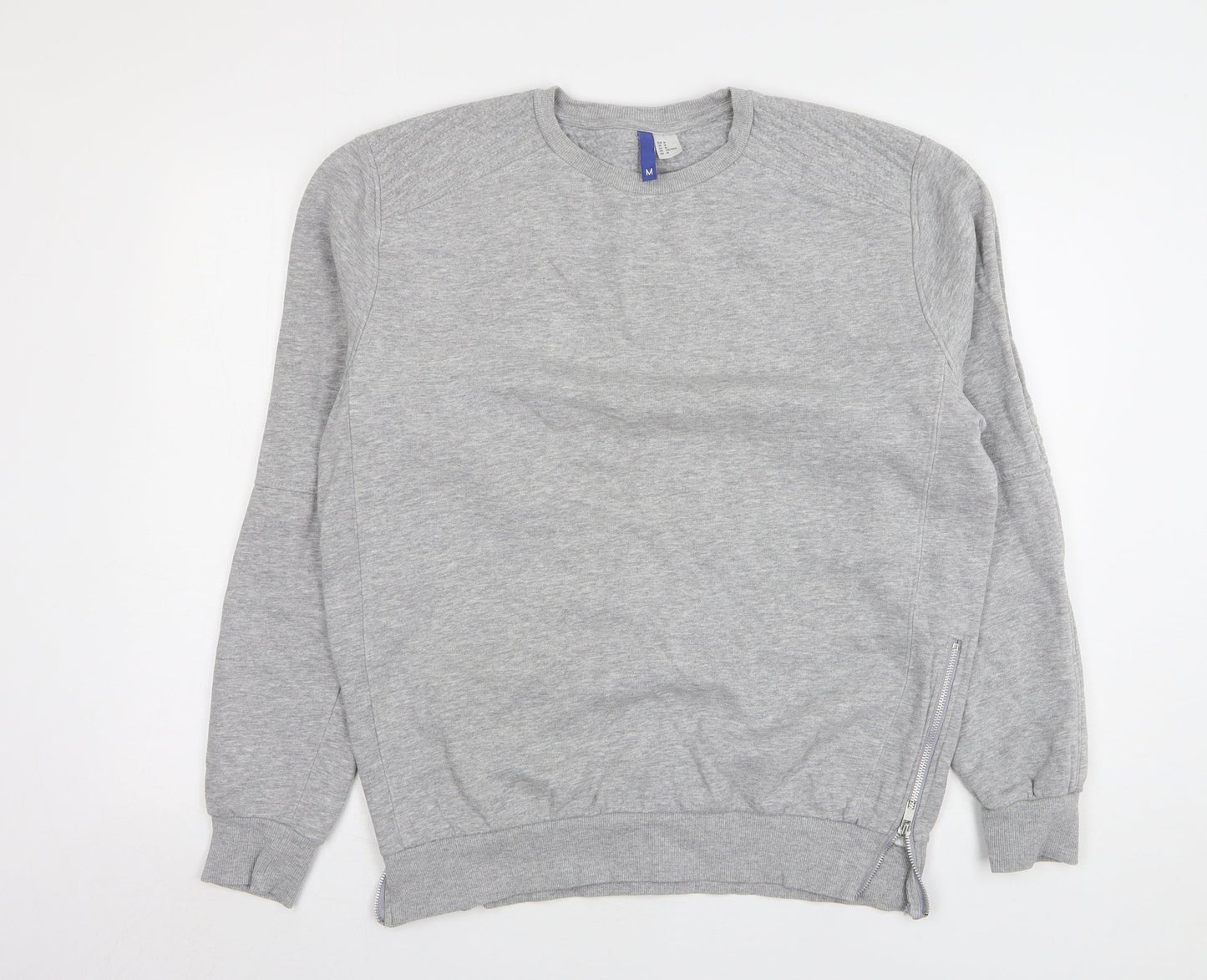 H&M Mens Grey Cotton Pullover Sweatshirt Size M