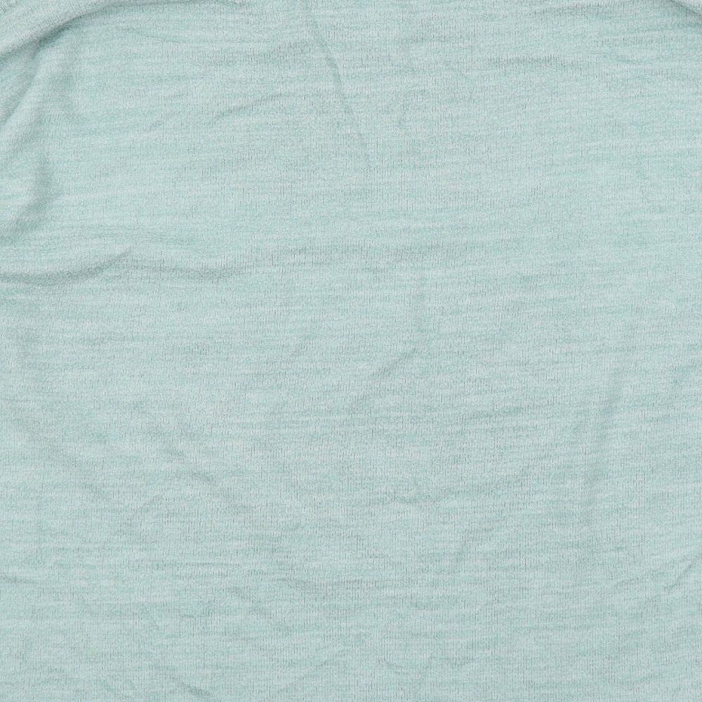 Papaya Womens Green Round Neck Viscose Pullover Jumper Size XL