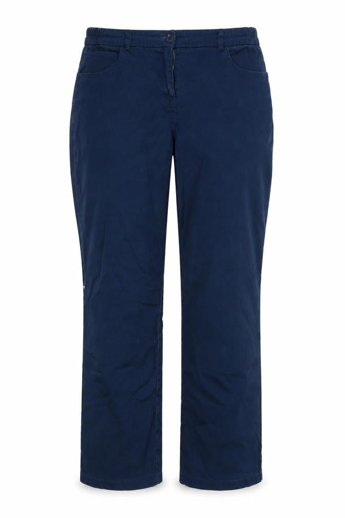 Gerard Womens Blue Cotton Chino Trousers Size 12 L24 in Regular