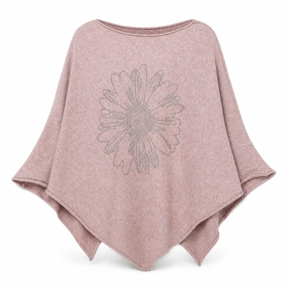 Preworn Womens Pink Round Neck Viscose Pullover Jumper One Size