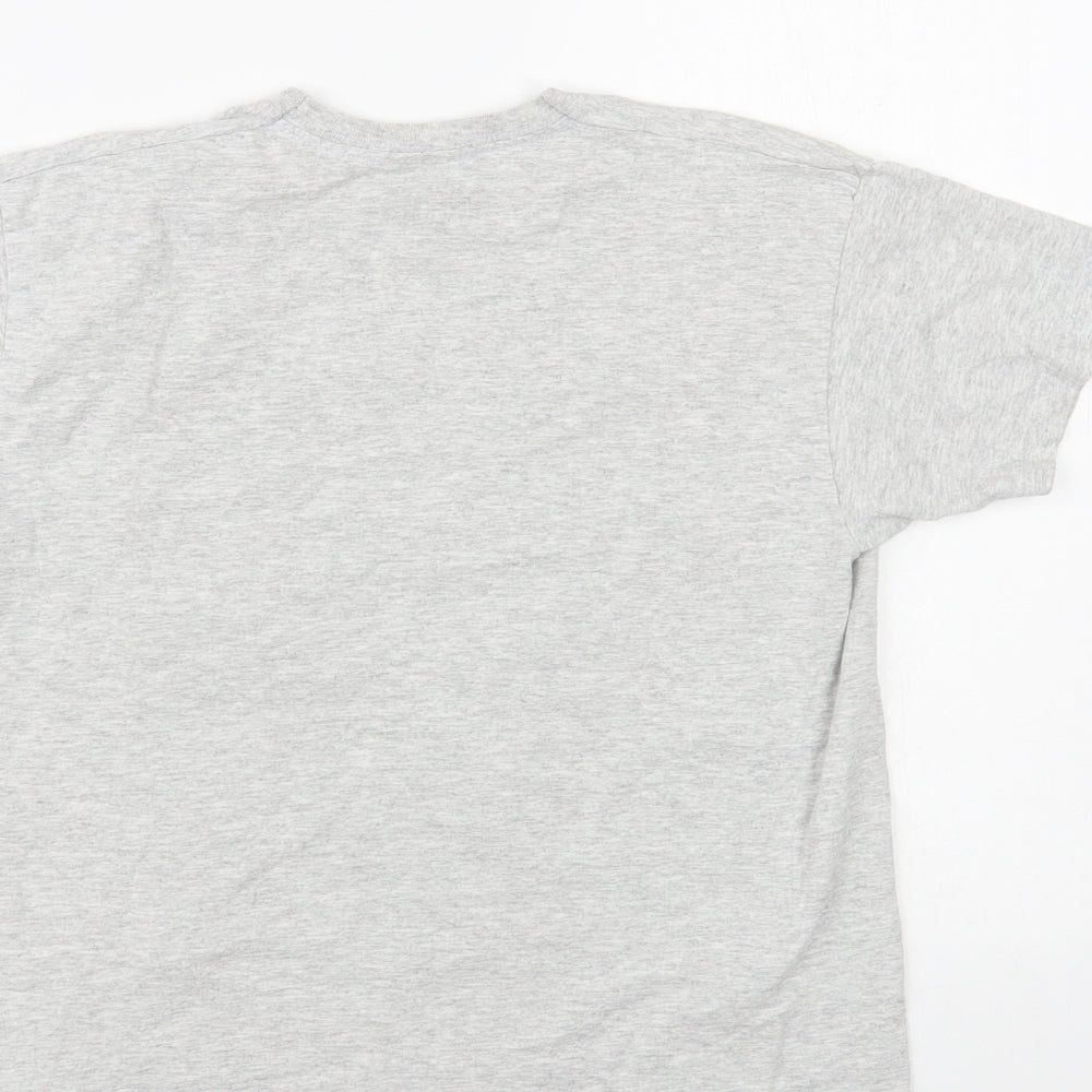 Fortnite Womens Grey Cotton Basic T-Shirt Size S Crew Neck