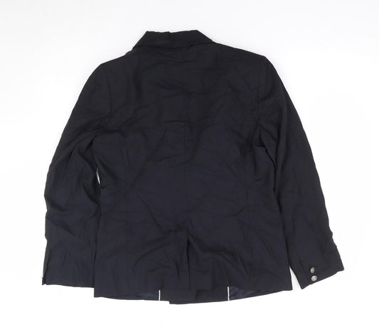 Kookai Womens Black Wool Jacket Suit Jacket Size 12