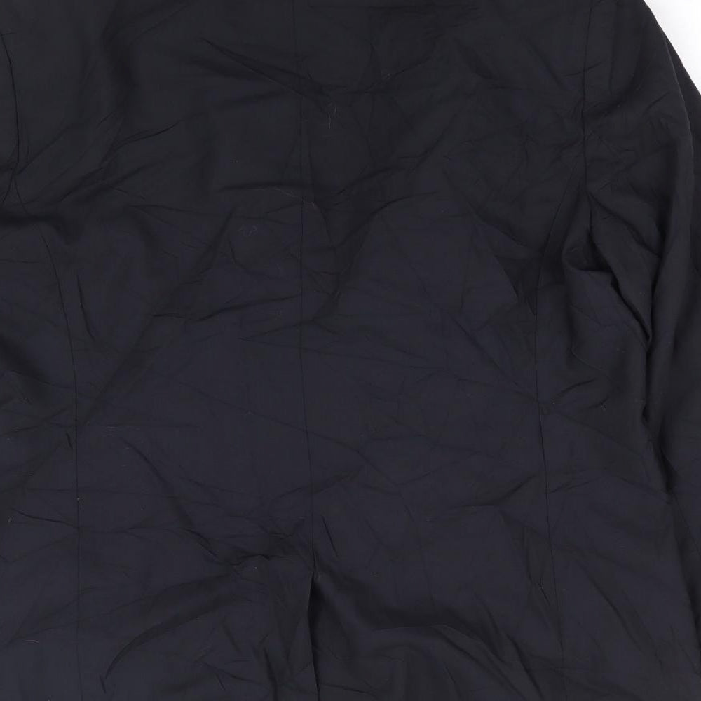 Kookai Womens Black Wool Jacket Suit Jacket Size 12