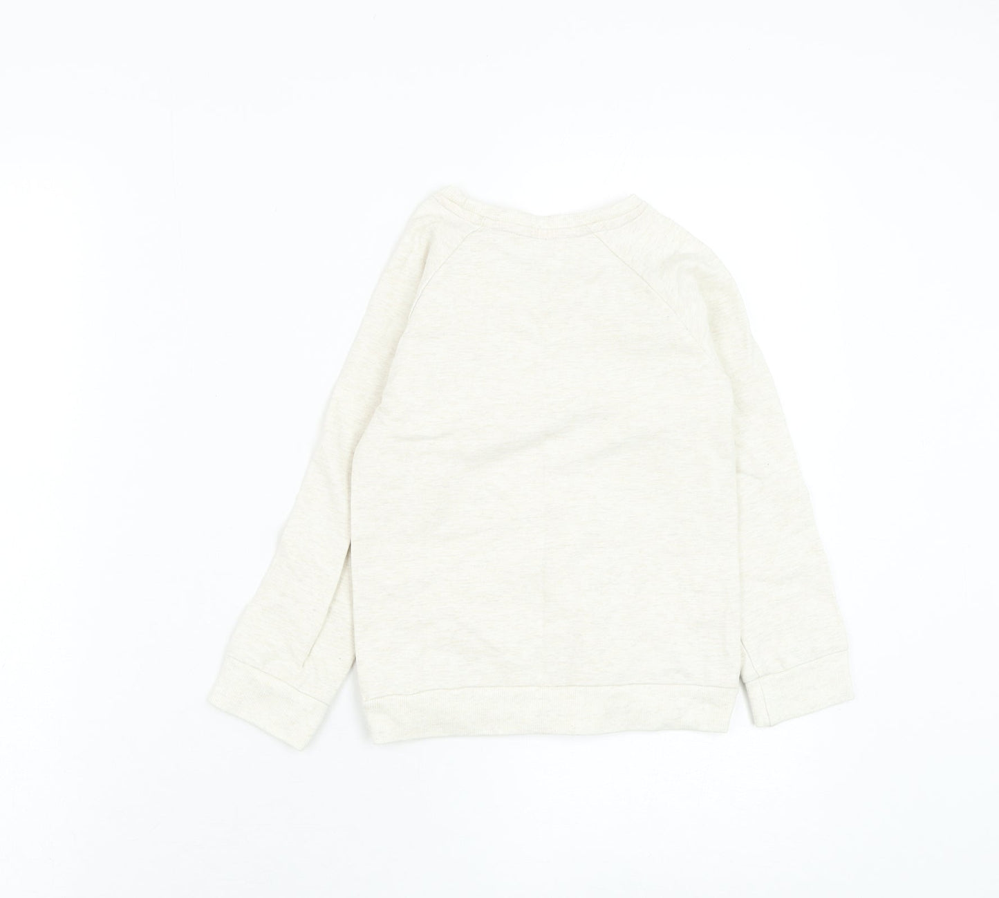 Kanz Girls Ivory Polyester Pullover Sweatshirt Size 4 Years Pullover - Heart