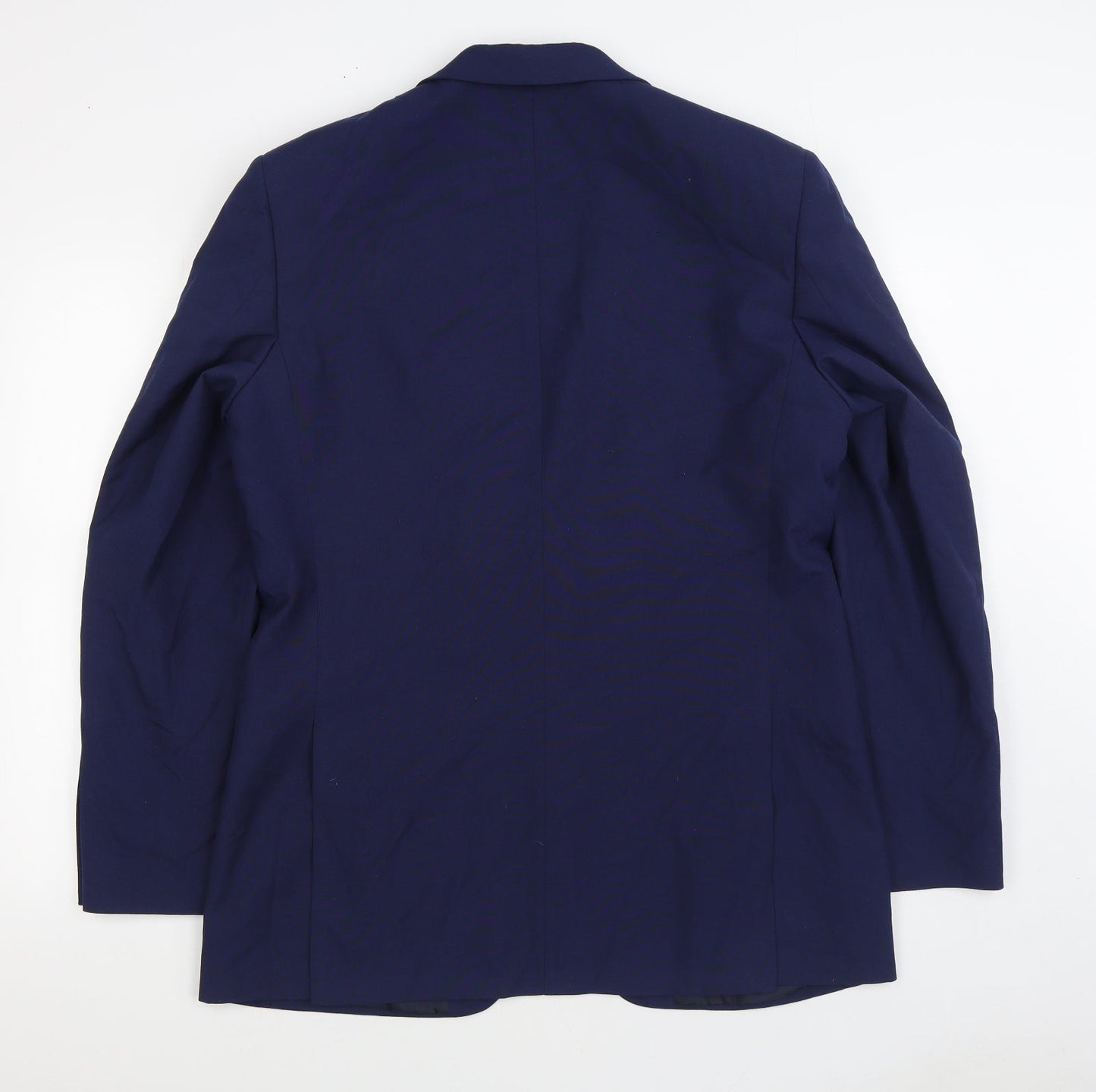 The Collection Mens Blue Polyester Jacket Suit Jacket Size 42