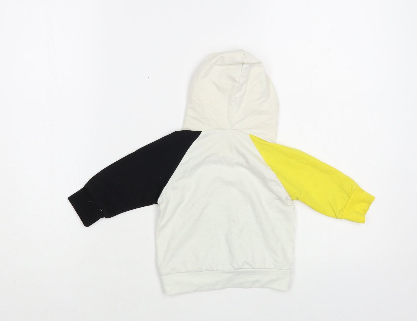 SheIn Baby White Colourblock Cotton Pullover Jumper Size 9-12 Months Pullover
