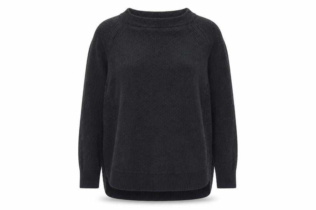 Warehouse Womens Grey Round Neck Polyester Pullover Jumper Size 8