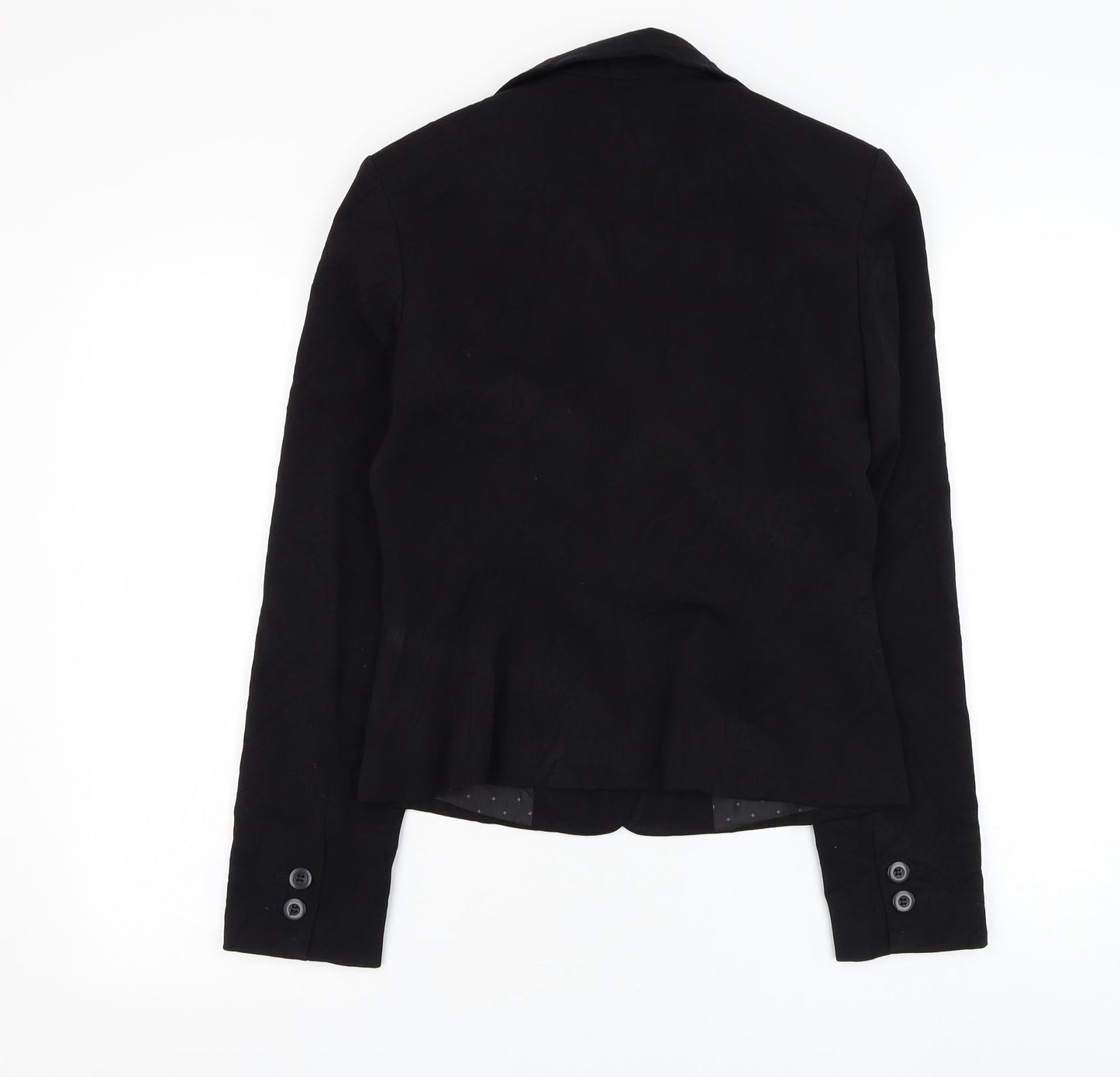 George Womens Black Jacket Blazer Size 10 Button