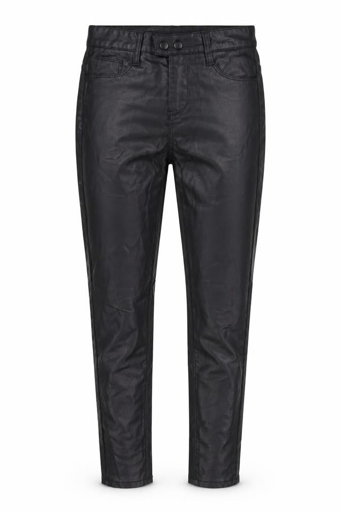 Urban Jeans Womens Black Cotton Trousers Size S L28 in Regular Zip