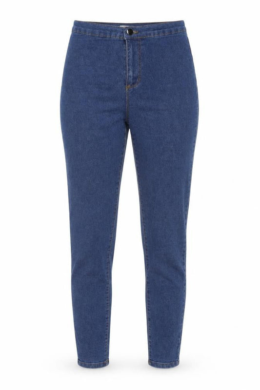 Denim & Co. Womens Blue Cotton Jegging Leggings Size 6 L28 in