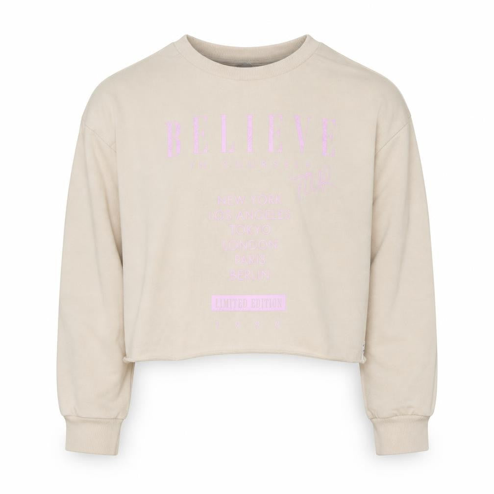 George Girls Beige Cotton Pullover Sweatshirt Size 11-12 Years