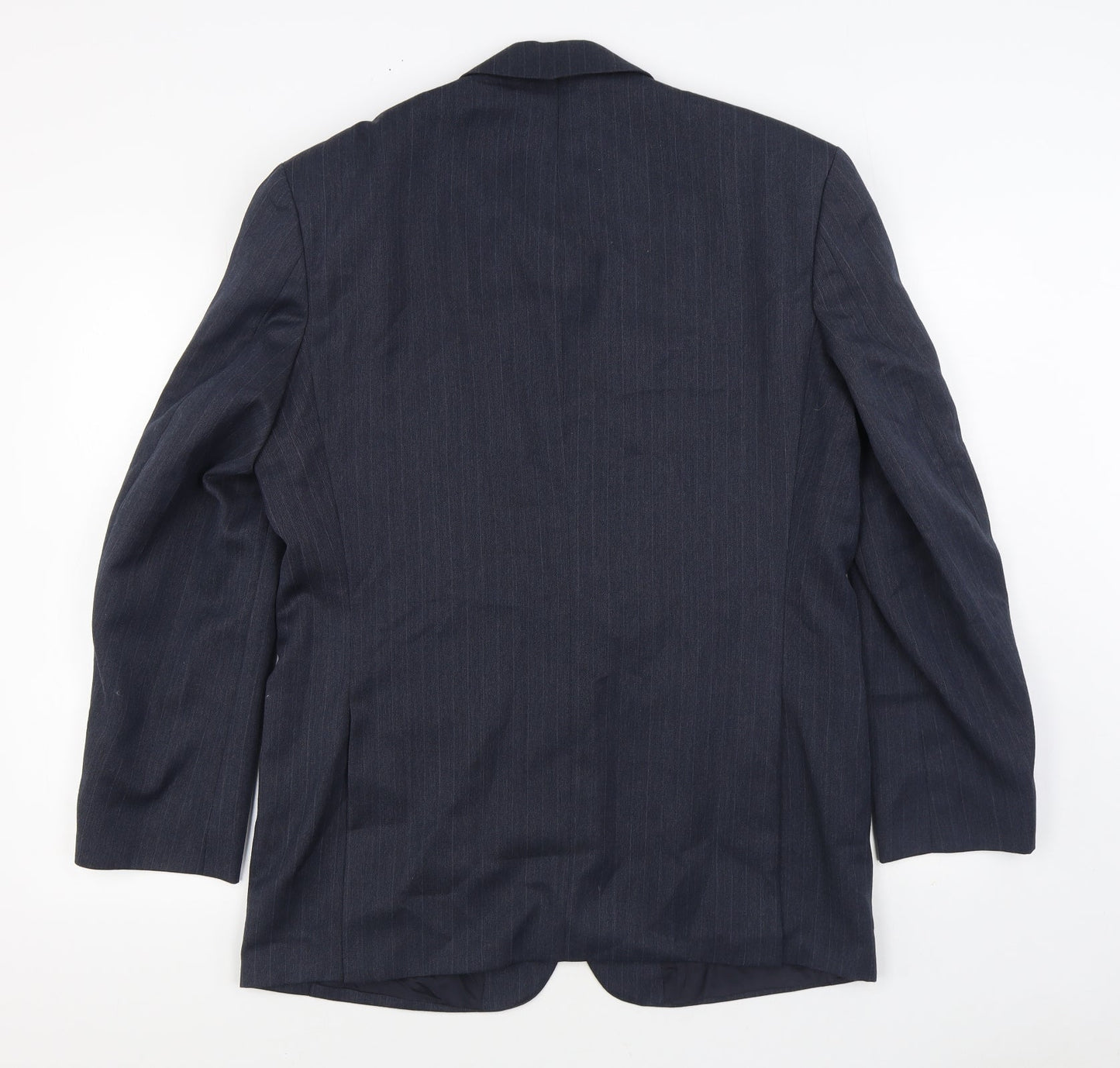 Marks and Spencer Mens Blue Wool Jacket Suit Jacket Size 40