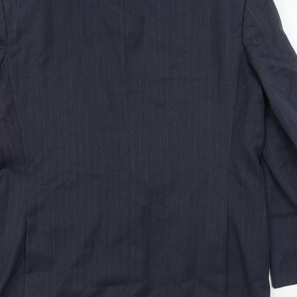 Marks and Spencer Mens Blue Wool Jacket Suit Jacket Size 40