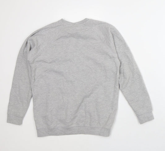 AWD is Academy Girls Grey Cotton Pullover Sweatshirt Size 11-12 Years - Stage