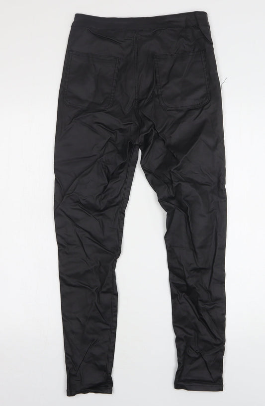 Momokrom Womens Black Viscose Skinny Jeans Size 12 L27 in Regular