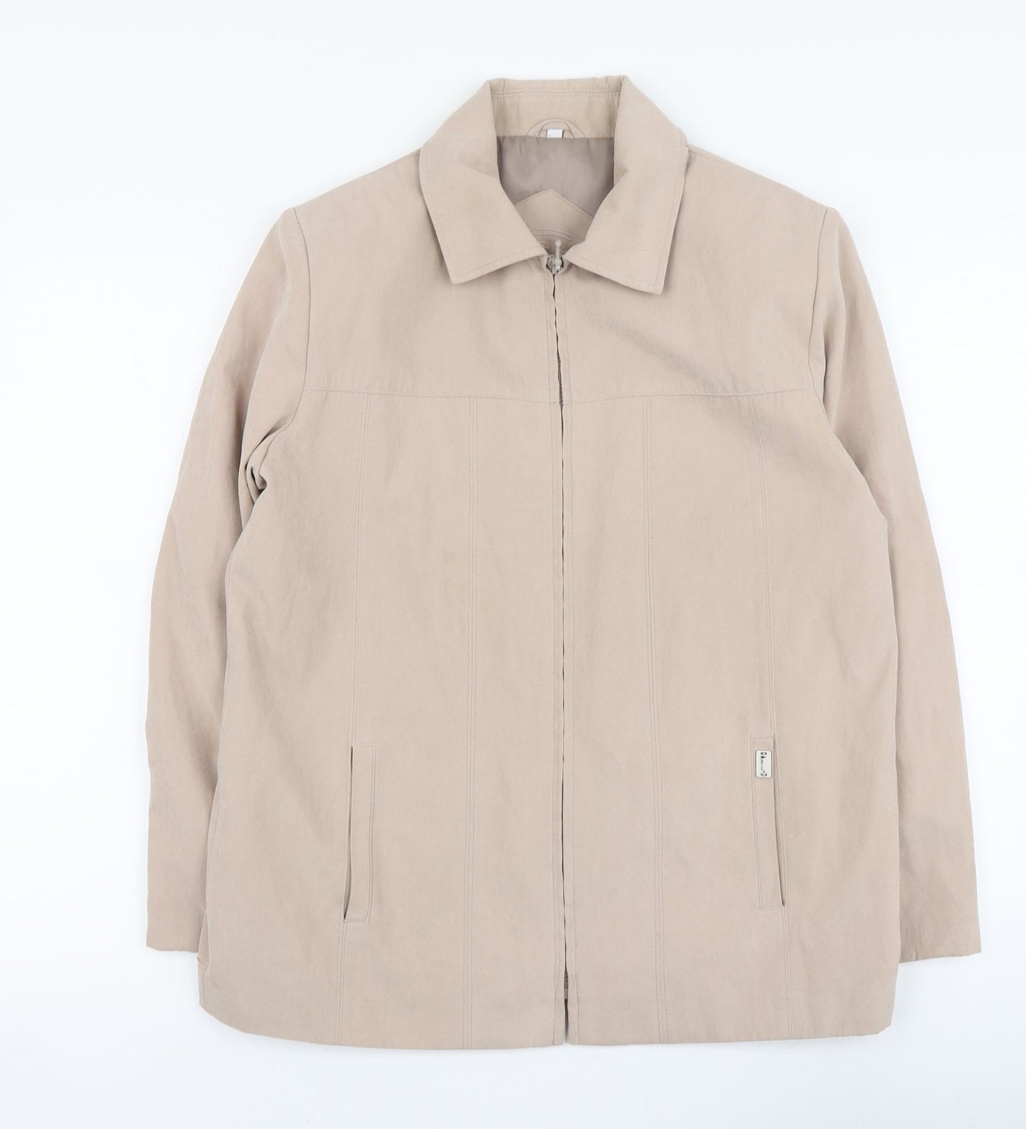 JBC Collection Womens Beige Jacket Size 10