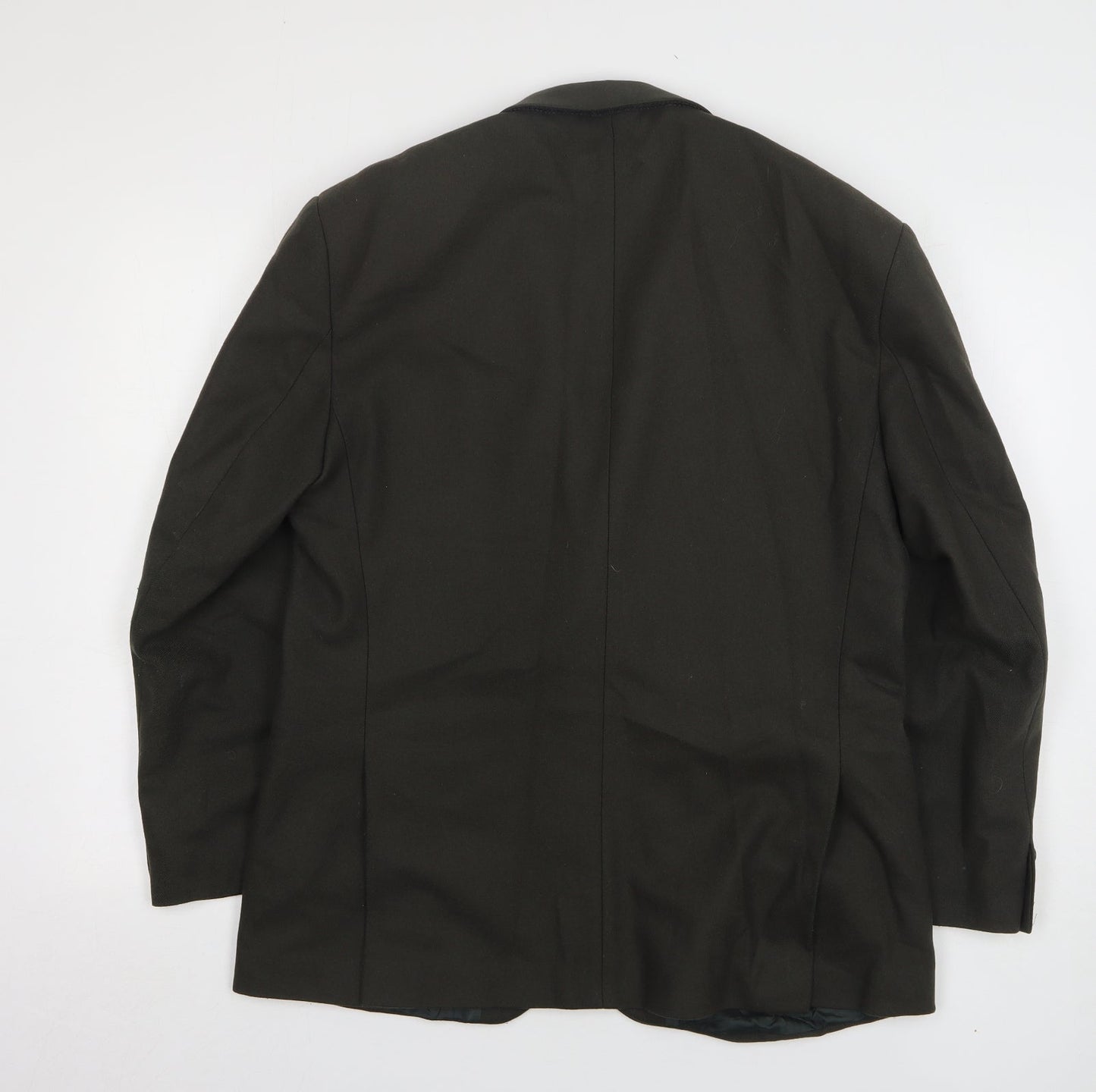 Preworn Mens Green Wool Jacket Suit Jacket Size 40