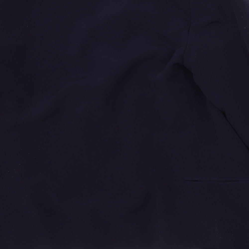 New Look Womens Blue Round Neck Polyester Cardigan Jumper Size 8