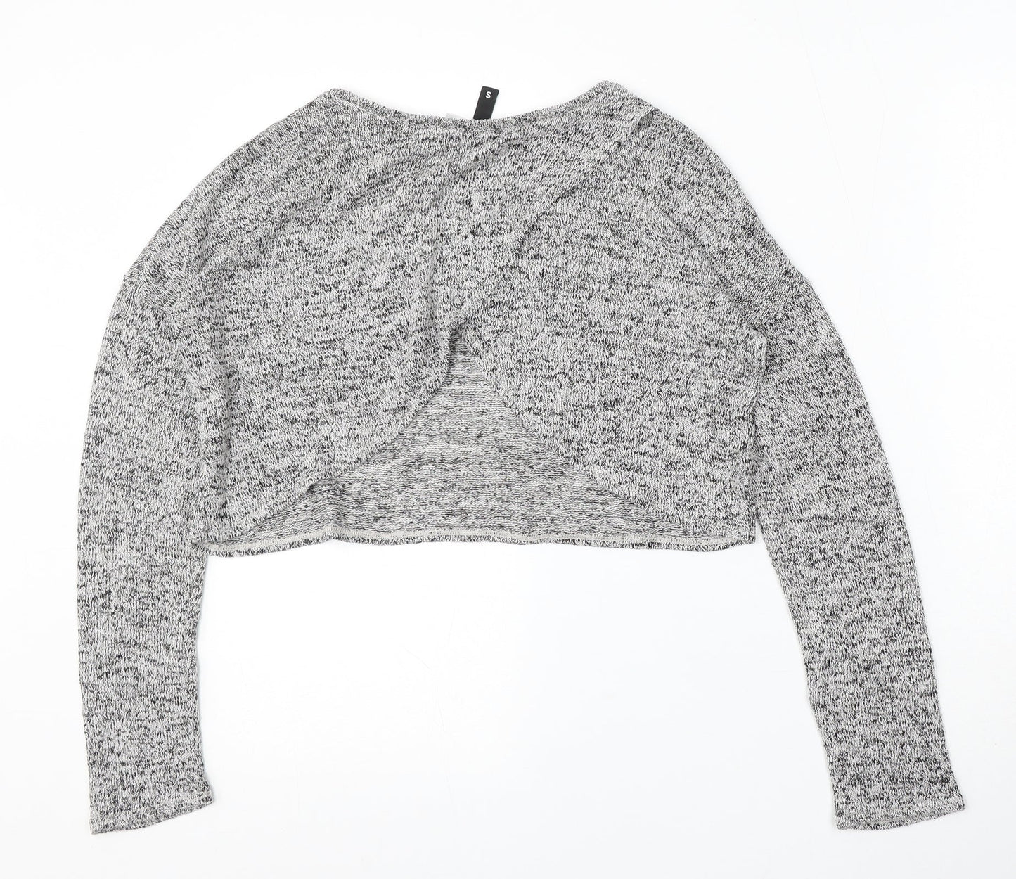 Divided by H&M Womens Grey Round Neck Polyester Pullover Jumper Size S
