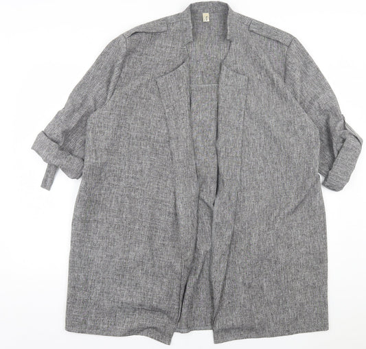 New Light Womens Grey Jacket Size 3XL