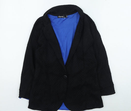 Signage Womens Black Jacket Size 10