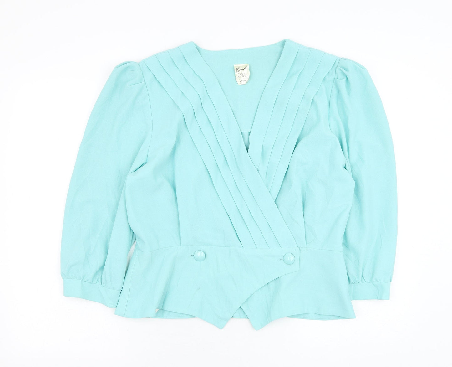 Rembrandt Womens Blue Jacket Blazer Size 18 Button