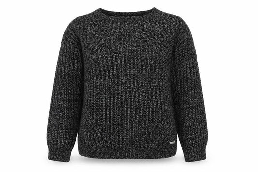 Womens UK 10 Regular Lee Cooper Grey Pullover Tight-Knit