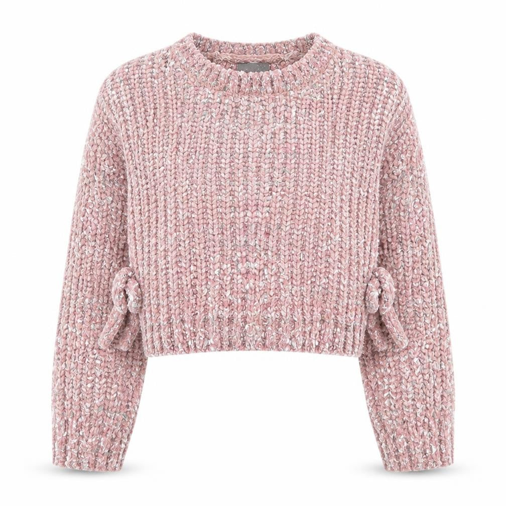 I Love Girlswear Girls Pink Round Neck Polyester Pullover Jumper Size 6 Years