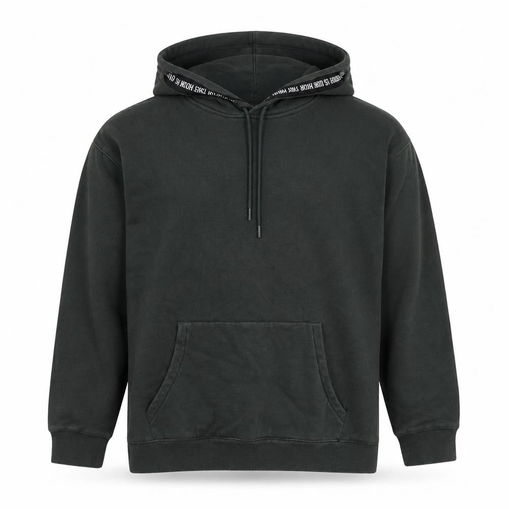H&M Mens Green Cotton Pullover Hoodie Size S